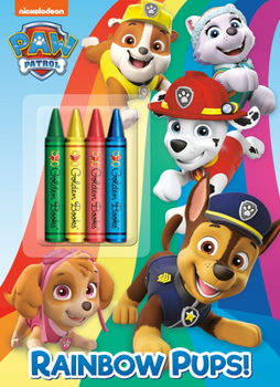 Paperback Rainbow Pups! (Paw Patrol) Book