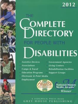 Paperback The Complete Directory for People with Disabilities Book