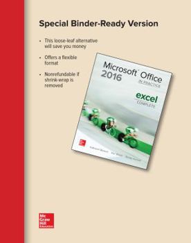 Loose Leaf Looseleaf for Microsoft Office Excel 2016 Complete: In Practice Book