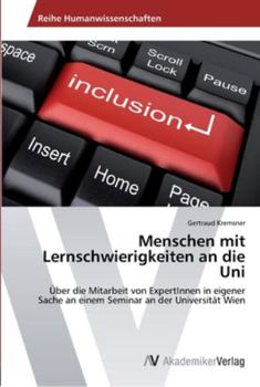 Paperback Menschen mit Lernschwierigkeiten an die Uni [German] Book