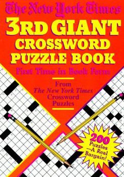 Hardcover New York Times 3rd Giant Crossword Puzzle Book