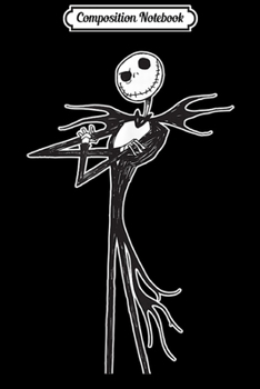 Paperback Composition Notebook: Disney Nightmare Before Christmas Standing Jack Journal/Notebook Blank Lined Ruled 6x9 100 Pages Book