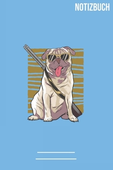 Jagd Mops mit Brille Notizbuch: A5   Notebook • 111 Seiten  • Extra  Kalender 2020 •  Einzigartig •  Dotgrid •  Dotted •  Punktraster •  Gepunktet • Geschenk • Geschenkidee (German Edition)