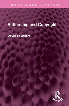 Hardcover Authorship and Copyright Book