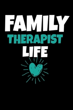 Paperback Family Therapist Life: Dot Grid Page Notebook: Family Therapist Gift Book