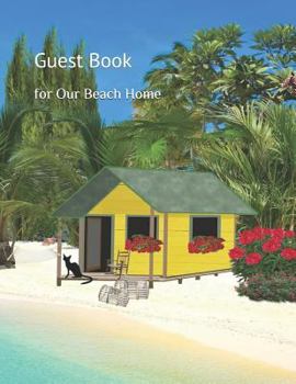 Paperback Guest Book: For Our Beach Home Book