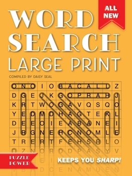 Spiral-bound Word Search Large Print (Orange): Word Play Twists and Challenges [Large Print] Book
