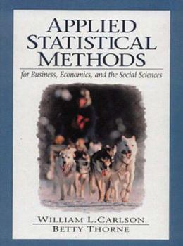 Hardcover Applied Statistical Methods: For Business, Economics, and the Social Sciences Book