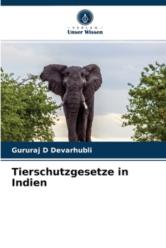 Paperback Tierschutzgesetze in Indien [German] Book