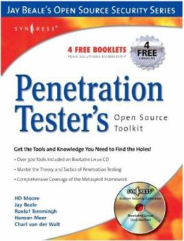 Paperback Penetration Tester's Open Source Toolkit [With CDROM] Book