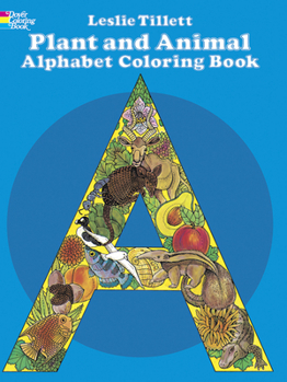 Paperback Plant and Animal Alphabet Coloring Book
