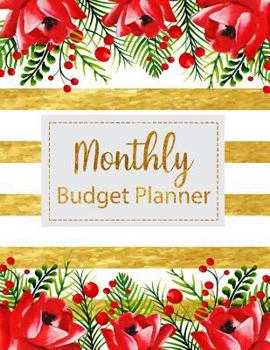 Monthly Budget Planner : Floral Vintage Stripes Weekly Expense Tracker Bill Organizer Notebook Business Money Personal Finance Journal Planning Workbook Size 8. 5x11 Inches