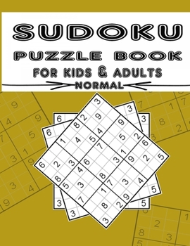 Paperback sudoku puzzle book for kids & adults normal: Sudoku Book, Sudoku Puzzles with Solutions, Sudoku puzzle book for kids & adults Book