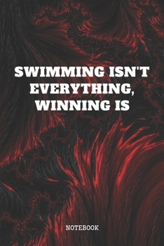 Paperback Notebook: Swimming Sport Training Planner / Organizer / Lined Notebook (6" x 9") Book