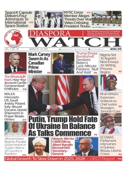 Paperback Diaspora Watch Newspaper: Vol. 39 Book