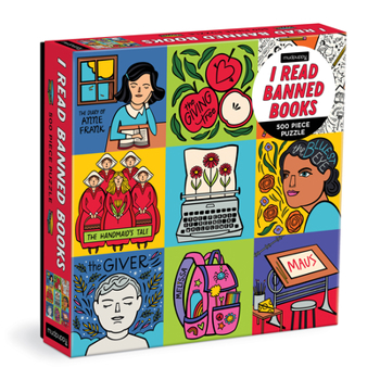 Misc. I Read Banned Books 500 Piece Family Puzzle Book
