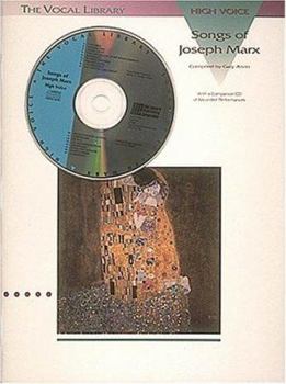 Paperback Songs of Joseph Marx: The Vocal Library Book