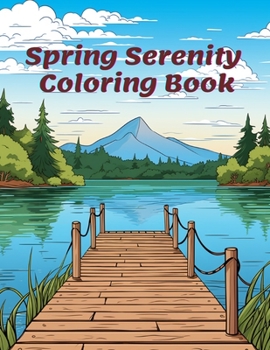 Paperback Spring Serenity Coloring Book