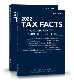 Paperback 2022 Tax Facts on Insurance & Employee Benefits (Volumes 1 & 2) Book