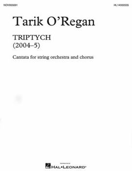 Paperback Triptych: Cantata for String Orchestra and Chorus Vocal Score Book