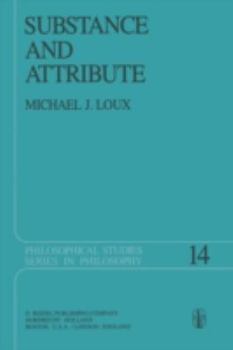 Paperback Substance and Attribute: A Study in Ontology Book