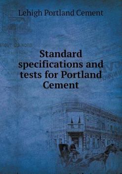 Paperback Standard Specifications and Tests for Portland Cement Book