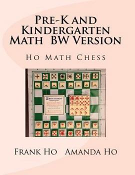 Paperback Pre-K and Kindergarten Math BW version: Ho Matyh Chess Tutor Franchise Learning Centre Book