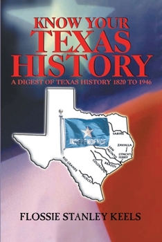 Paperback Know Your Texas History Book