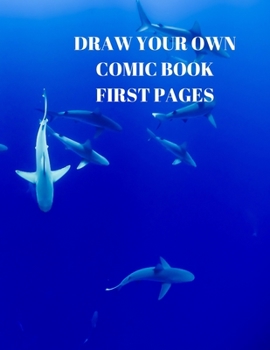 Paperback Draw Your Own Comic Book First Pages: 90 Pages of 8.5 X 11 Inch Comic Book First Pages Book