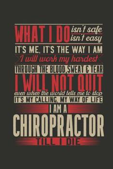 Paperback Notebook: Notebook: Chiropractor (120 pages, ruled) Book