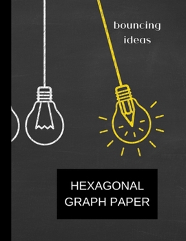 hexagonal graph paper bouncing ideas: hexagonal graph paper (8.5'' x 11'') 120 pages