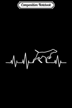 Paperback Composition Notebook: German Shorthaired Pointer Dog Heartbea GSP Lover Journal/Notebook Blank Lined Ruled 6x9 100 Pages Book