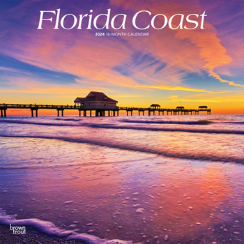 Calendar Florida Coast 2024 Square Book