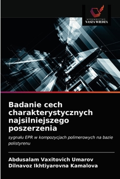 Paperback Badanie cech charakterystycznych najsilniejszego poszerzenia [Polish] Book