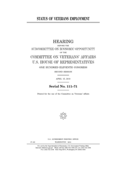 Status of veterans employment