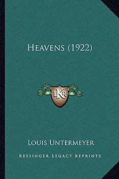Paperback Heavens (1922) Book