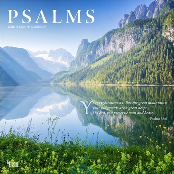 Calendar Psalms 2026 12 X 24 Inch (Hanging) Monthly Square Wall Calendar Plastic-Free Book