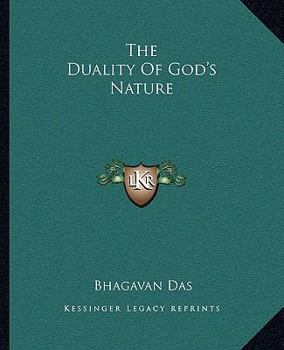 Paperback The Duality Of God's Nature Book