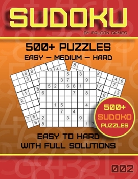 Paperback Sudoku 500+ Puzzles: Easy to Hard with Full Solutions Book