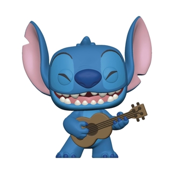 Accessory Pop Lilo and Stitch Stitch with Ukelele Vinyl Figure Book