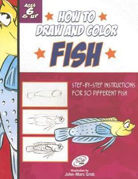 Paperback How To Draw And Color Fish Book