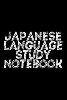 Paperback Japanese Language Study Notebook: 100 Pages (50 Sheets), College Ruled, 6x9 In, Black Matte Cover Book