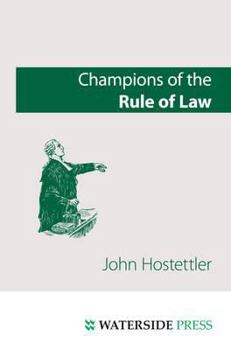 Paperback Champions of the Rule of Law Book