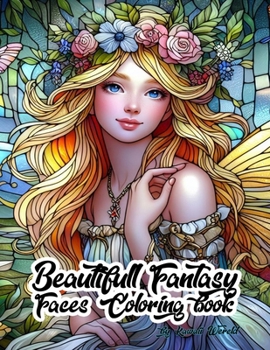 Enchanted Faces: A Fantasy Fairy Coloring Book: Magical Fairies To Transport Yourself To Different World