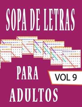 Paperback Sopa de Letras Para Adultos: Letra Grande 80 Rompecabezas 1600 Palabras soluciones al final del libro [Spanish] Book