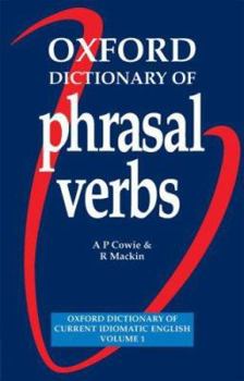 Hardcover Oxford Dictionary of Phrasal Verbs Book