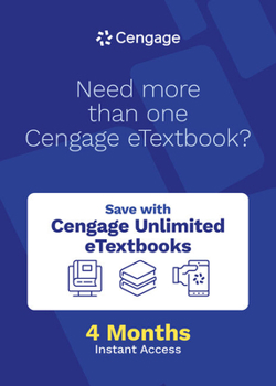 CD-ROM Cengage Unlimited Etextbook, 1 Term (4 Months) Instant Access Book