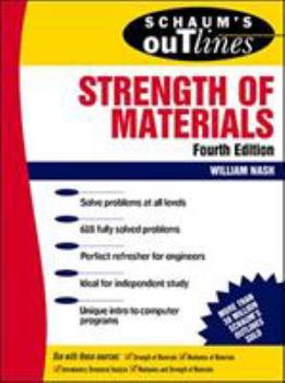 Paperback Schaum's Outline of Strength of Materials Book