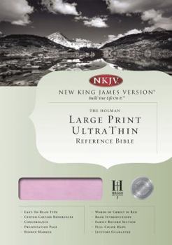 Imitation Leather Ultrathin Large Print Reference Bible-NKJV [Large Print] Book