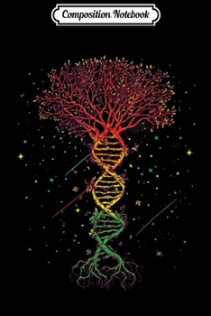 Composition Notebook: DNA Tree Life Genetics Biologist Science Earth Day  Journal/Notebook Blank Lined Ruled 6x9 100 Pages
